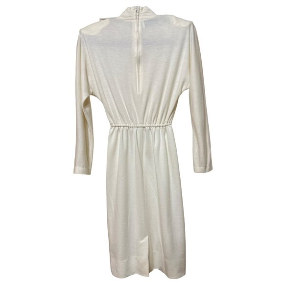 VTG J. Ellis Fit & Flare Midi Dress w/Elastic Waist Cotton Blend Women's Size XS - Picture 2 of 16